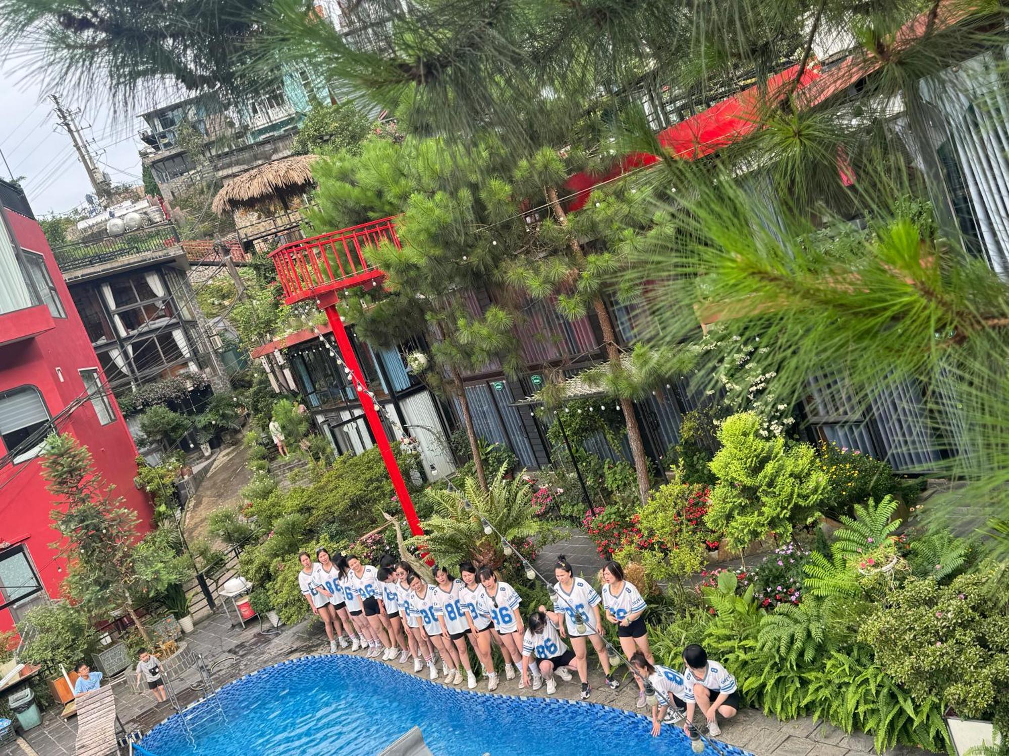 Bach Xanh House. Triangle Bungalow Tam Dao Exterior photo
